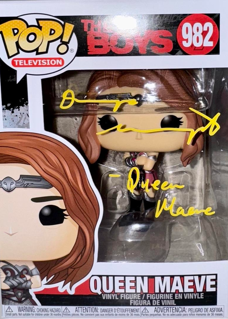 Dominique McElligott Signed Funko Pop #982 (The Boys) - JSA COA #04